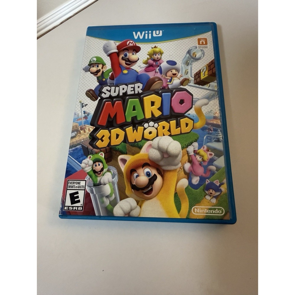 Super Mario 3D World (Nintendo Wii U, 2013) CIB Complete - Wii U Video Game